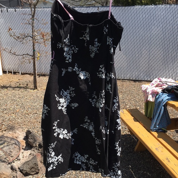 Ruby Rox black and white cotton dress - Picture 3 of 4